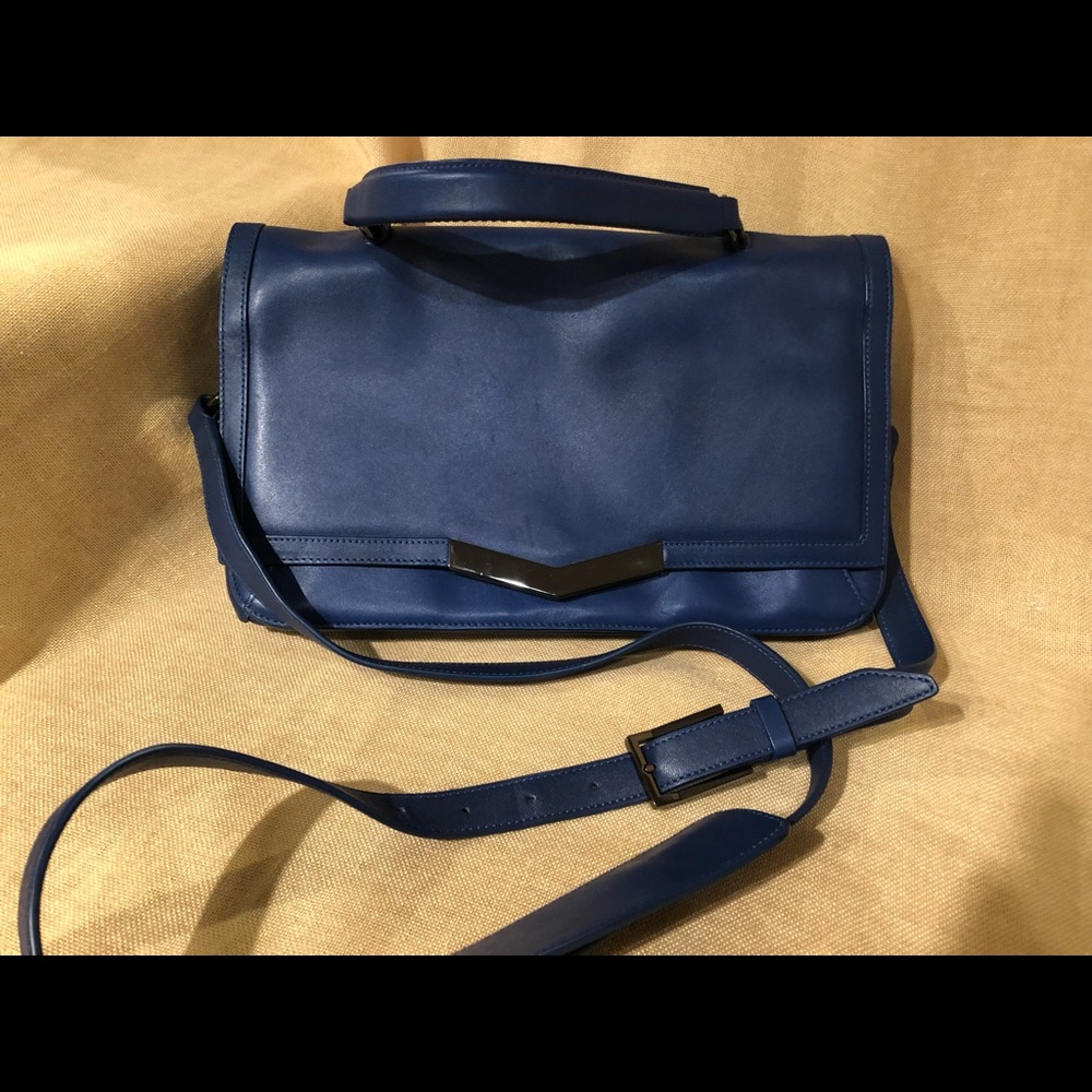 Times arrow deep blue crossbody bag